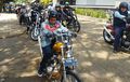 Turing Ramai-ramai, Jokowi Pimpin Rombongan Pakai Motor Choppernya