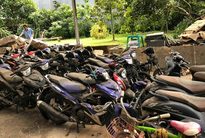 Yamaha Aerox yang dijual Rp 15 juta