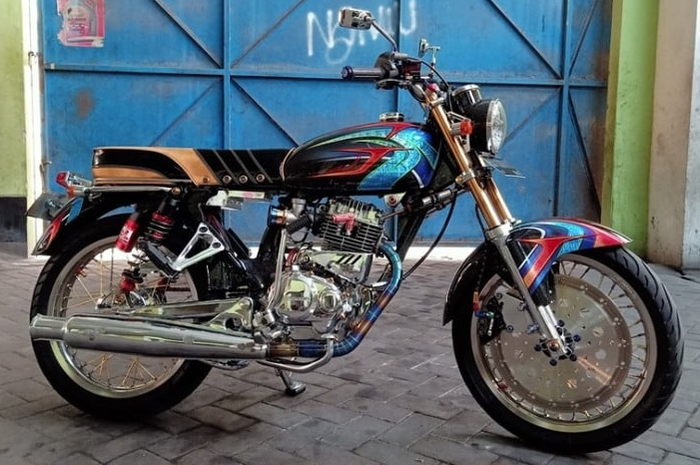 Honda Mega Pro custom ala Honda CB Lawas