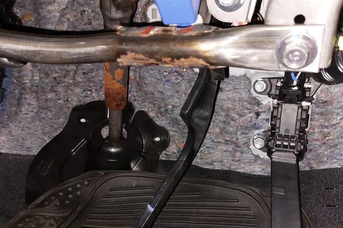 Karat pada join stir all new Honda BR-V milik Nico Tanujaya.