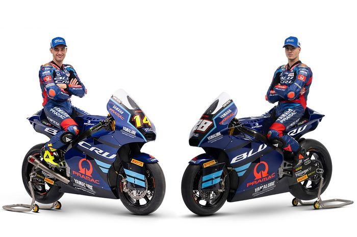 Livery tim Pramac Racing Yamaha Moto2 2025