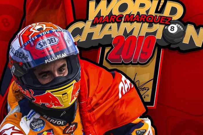 Marc Marquez sabet gelar juara dunia MotoGP 2019