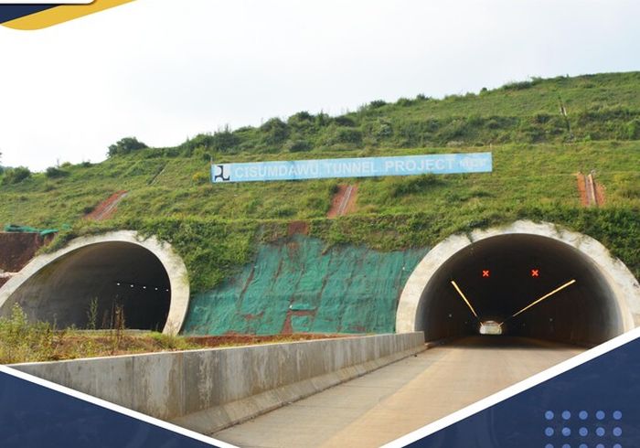 Terowongan ganda di Tol Cisumdawu
