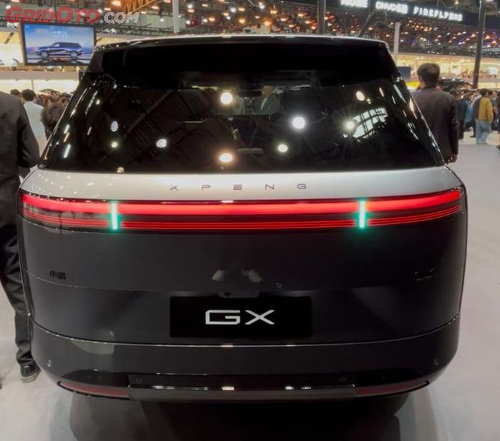 Bagian belakang Xpeng GX