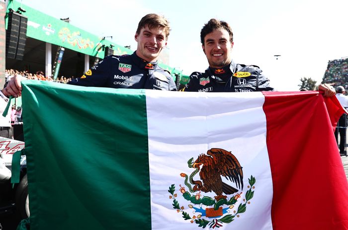 Max Verstappen y Sergio Pérez se desempeñan bien en F1 México 2021