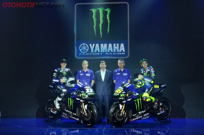 Tim Monster Energy Yamaha MotoGP perkenalkan livery baru mereka untuk MotoGP 2019