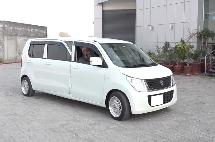 Suzuki Karimun Wagon R dibuat melar dan panjang seperti limousine