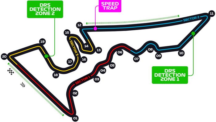 Circuit of the Americas (COTA) di Austin, Texas, Amerika Serikat