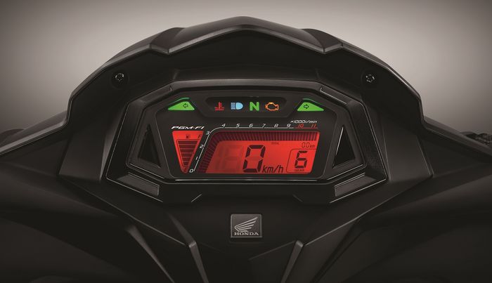 Panel Instrumen di Honda Supra GTR150 yang dapat penyegaran