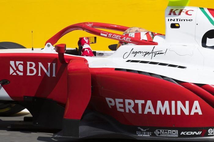 Sean Gelael membawa banyak sponsor untuk tim Prema Racing di balap F2