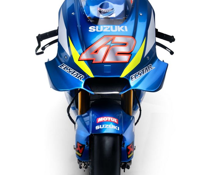Tudung depan dan winglet Suzuki GSX-RR tim Suzuki Ecstar 2019