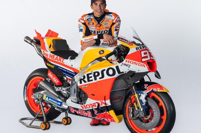 Jelang MotoGP 2023, Marc Marquez pasrah jika suatu hari nanti dikalahkan rekan setimnya di Repsol Honda, Joan Mir
