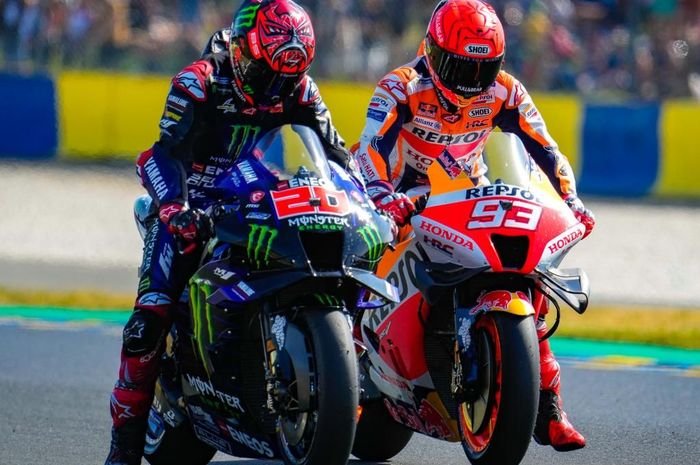 Marc Marquez menilai Fabio Quartararo butuh bantuan dari Yamaha untuk mempertahankan gelar di MotoGP 2022