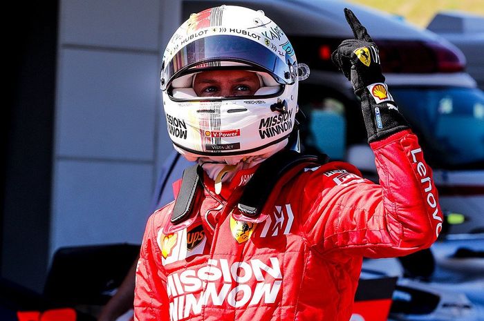 Pembalap Ferrari, Sebastian Vettel tidak menduga dirinya bisa meraih pole position di kualifikasi F1 Jepang yang digelar di sirkuit Suzuka