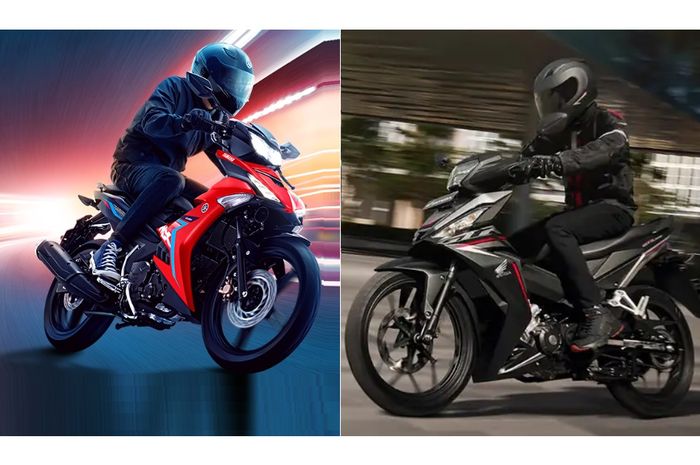 Yamaha MX King 150 dan Honda Supra GTR 150
