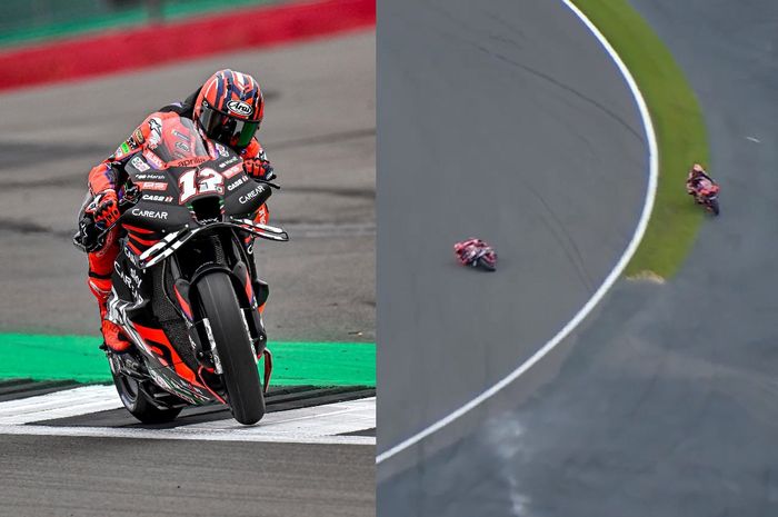 Senggol Jack Miller di balapan MotoGP Inggris 2023, Maverick Vinales salahkan aerodinamika