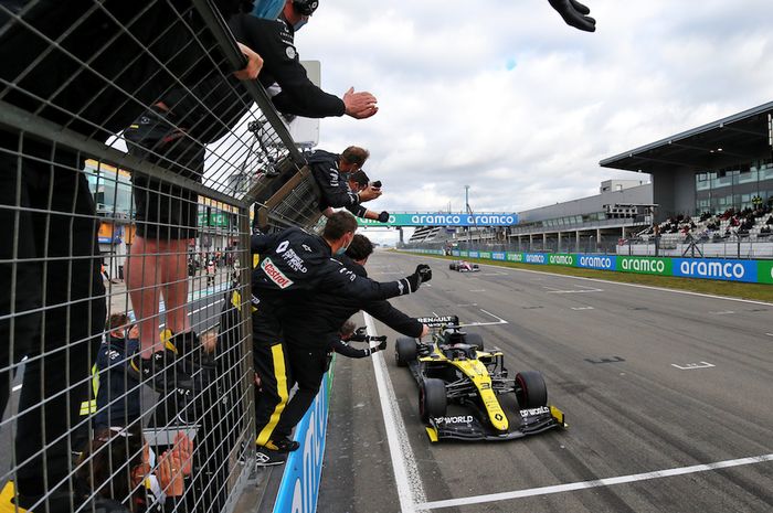 Daniel Ricciardo raih podium di F1 Eifel 2020