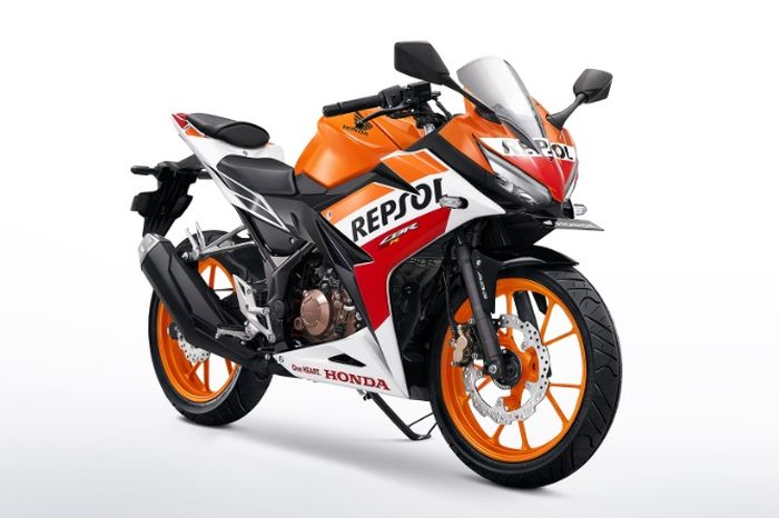 Warna oranye dengan livery Repsol