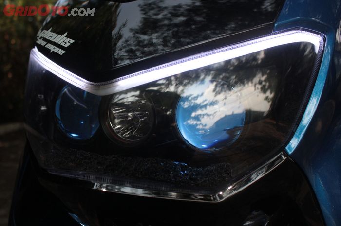 Headlamp Yamaha New NMAX pasang double projektor AES