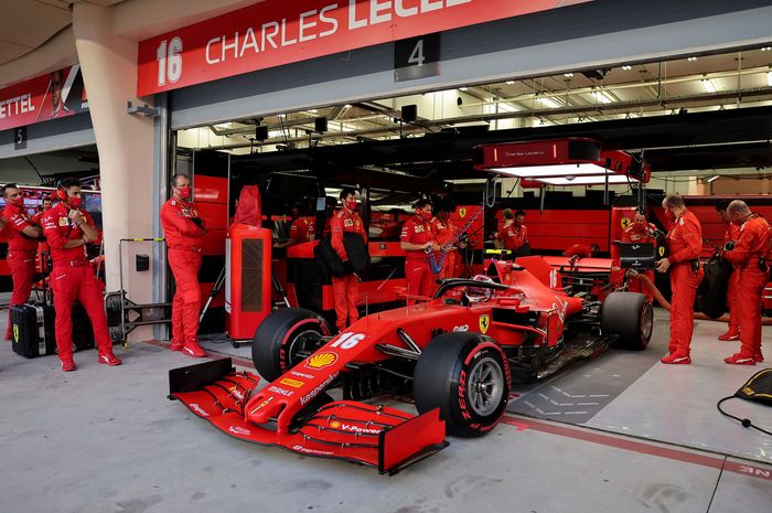 Chrles Leclerc di F1 Sakhir 2020. Tidak ada satu pun pembalap tim Ferrari yang menang pada tahun 2020