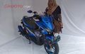 Cewek Modif Yamaha Aerox, Ada Kristal Swarovski-nya Sob! 