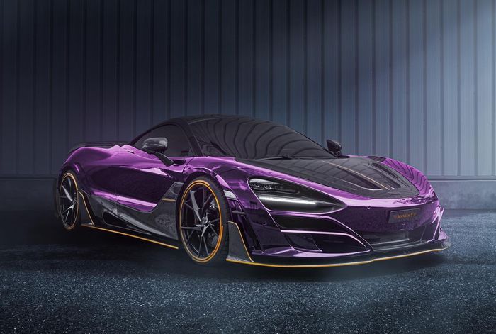 Modifikasi McLaren 720S berjubah ungu dipadu body kit serat karbon