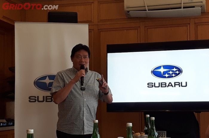 Arie Christopher, CEO Subaru Indonesia buka suara soal kemungkinan jual mobil elektrifikasi di Tanah Air