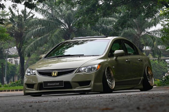 Honda Civic FD1 modif interior jadi ganteng luar dalam