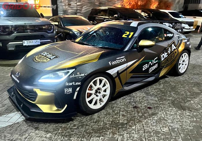 Mobil balap milik tim Dewa United Motorsports