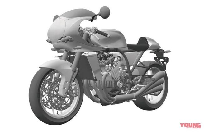 Paten desain Honda CBX baru