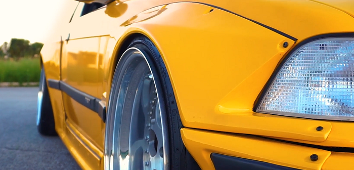 Over Fender Pandem membuat BMW M3 E36 tampil lebih gabot