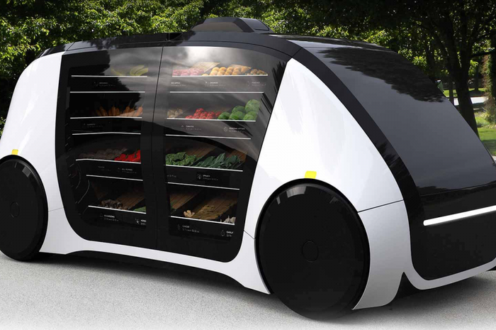 Robomart, supermarket berjalan yang dikembangkan untuk memenuhi kebutuhan ibu zaman now