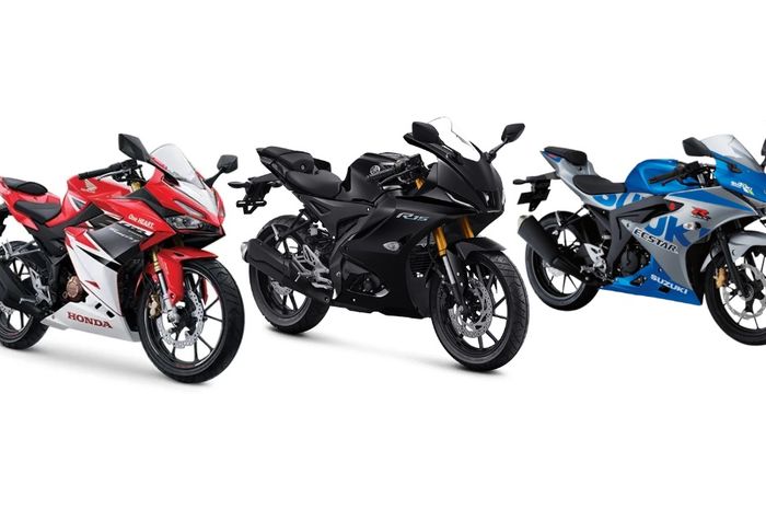 Daftar harga motor sport fairing 150 cc dari Suzuki, Yamaha dan Honda per Oktober 2022.