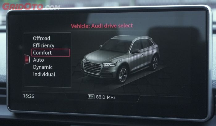 Mode berkendara Audi Q5