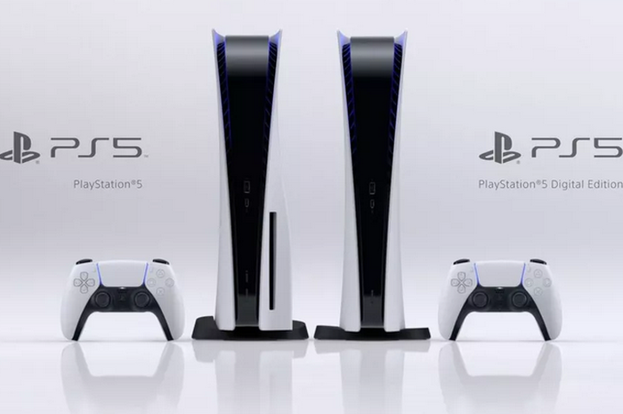 Tampilan PS5 dan PS5 Digital Edition