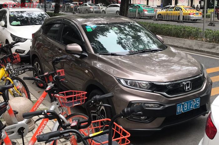 Honda XR-V terparkir di seputar Guangzhou, China