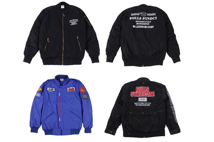 Contoh desain jaket ala bikers dari BUlls Syndicate