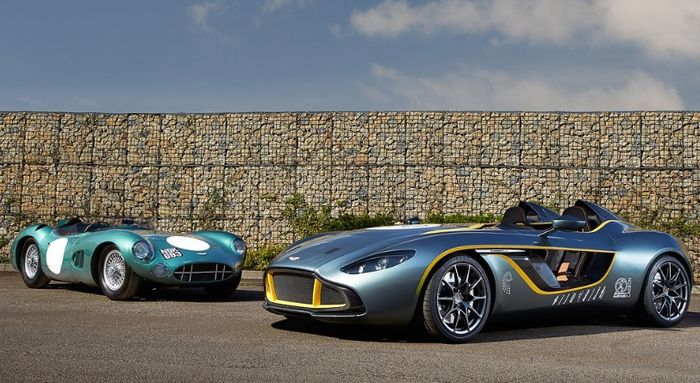 Aston Martin DBR1 dan CC100 Speedster Concept