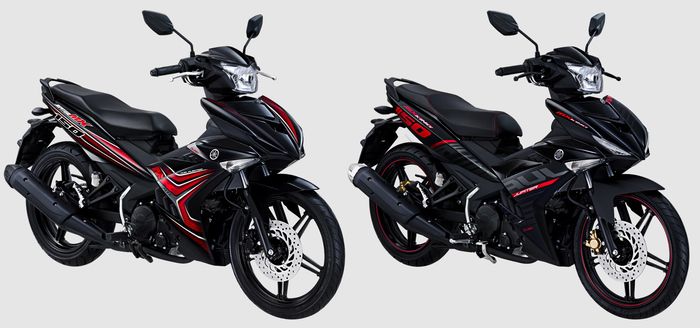 Yamaha MX 150 (kiri) dan MX King 150 (kanan)