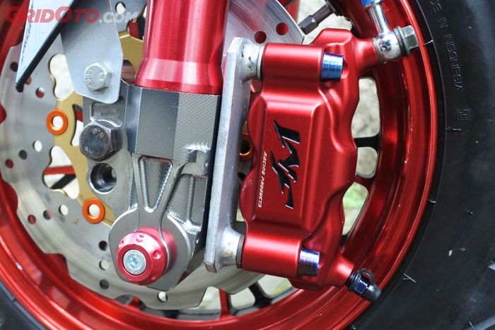 Kaliper LNF Racing 4 piston monoblock impor dari China