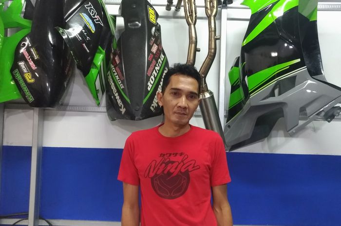 Ibnu Sambodo saat ditemui di Kawasaki Manual Tech