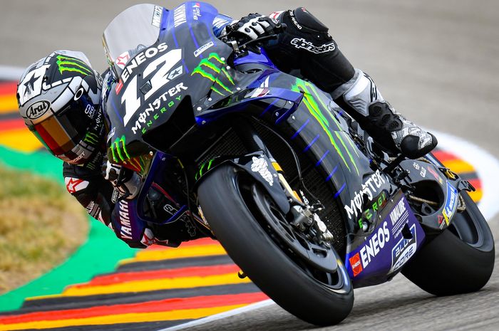 Maverick Vinales menggeser Marc Marquez di akhir sesi FP4, sementara Valentino Rossi berada di posisi ke-8, berikut hasil FP4 MotoGP Jerman 2019