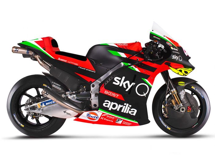Ada Sentuhan Bendera Italia, Begini tampilan livery tim Aprilia Racing Gresini untuk MotoGP 2020