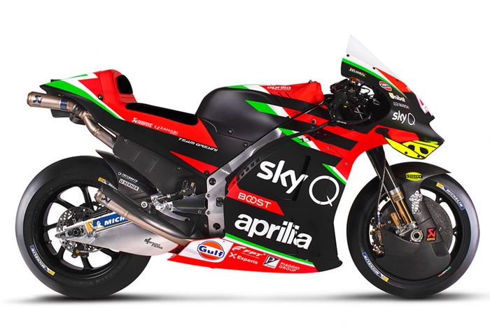 Ada Sentuhan Bendera Italia, Begini tampilan livery tim Aprilia Racing Gresini untuk MotoGP 2020