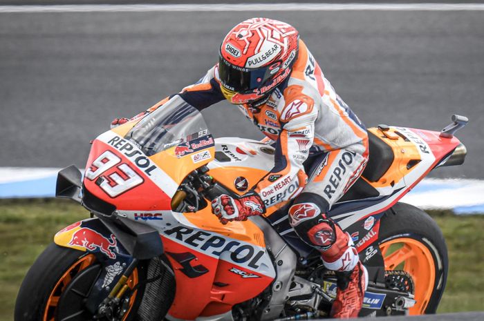 Pembalap Repsol Honda, Marc Marquez mengaku pembatalan sesi kualifikasi MotoGP Australia bukanlah akhir segalanya