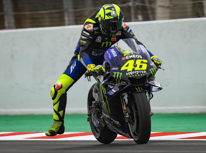 Tembus 10 besar, Valentino Rossi mengaku punya feeling lebih bagus di hari pertama MotoGP Catalunya 