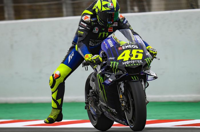 Tembus 10 besar, Valentino Rossi mengaku punya feeling lebih bagus di hari pertama MotoGP Catalunya 