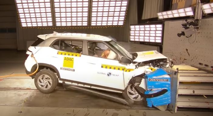 Hyundai Creta raih bintang tiga dalam tes uji tabrak Global NCAP