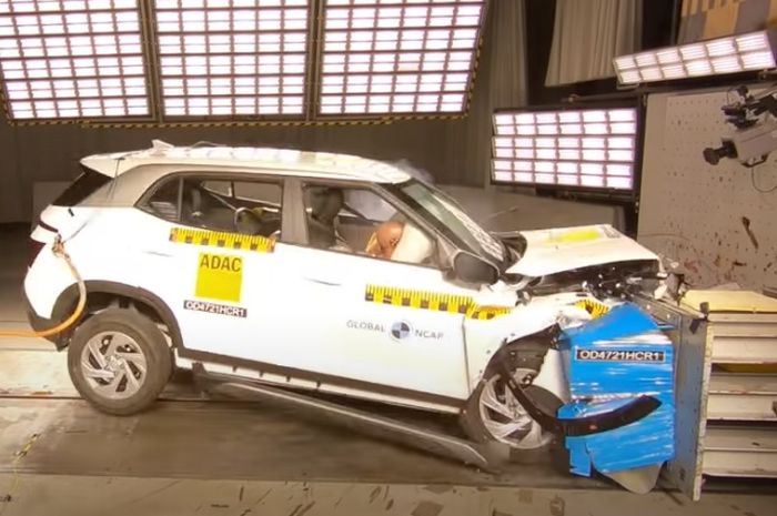 Hyundai Creta raih bintang tiga dalam tes uji tabrak Global NCAP