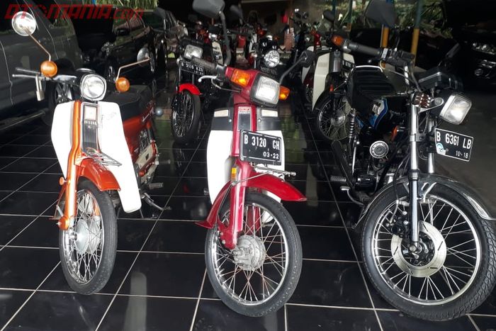 Stok motor tua di Jihal Classic Motor